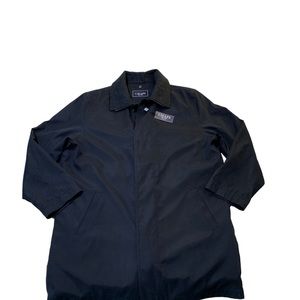 Chaps NWT Mens 3/4 Length Car Coat Jacket 46 L Snap Out Quilted Liner